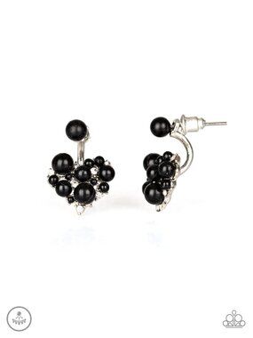 Paparazzi Black Jacket Post Earrings (EP008)